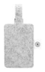 CreaFelt Tag custom RPET luggage tag White/grey