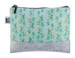 CreaFelt Beauty S custom cosmetic bag White/grey
