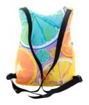 SuboBag Folback custom foldable RPET backpack Black/white