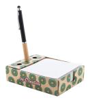 Nolty Eco Zettelspender mit Stiftehalter Natur