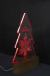 Woodify Xmas Christmas tree LED light trophy Nature