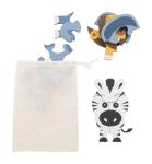 Zoofrik puzzle game, animals Multicolor