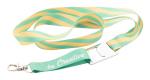 Subyard Drink Sublimations-Lanyard Weiß