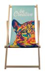 Mandalay deck chair, nature Nature,white