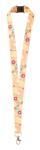 Subyard A Safe RPET custom sublimation lanyard White