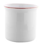 Woodstock Subo Vintage Sublimationstasse Rot/weiß