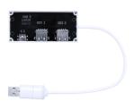 Brante transparent USB hub White