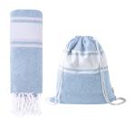 Praia beach towel and drawstring bag 