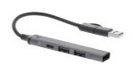 Zlip USB hub Silver