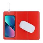 Peppu Charge Wireless-Charger Mauspad Rot
