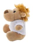 LioFob plush lion keyring Brown