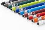 Tonnel Soft touch ballpoint pen Purple/red