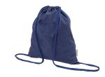 Dropex recycled cotton drawstring bag Aztec blue