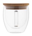 Grobina Mini Thermotasse aus Glas Natur