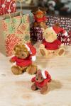 Mjukren RPET Plüsch-Weihnachtsrentier, natur Natur,rot