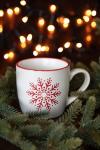 Snoflinga Christmas mug Red