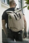Rebyss Roll Recycelten Canvas Rucksack Beige