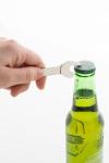 Fasten bottle opener keyring Silver