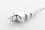 Suodatee Christmas tea infuser, Christmas tree Silver/black pusher