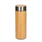 Vakuum Flasche "Bambus", small Braun