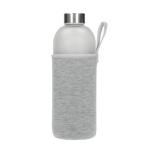 Glasflasche mit Hülle "Iced" 1,0 l Transparent