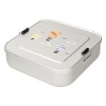 Lunch box "Quadrado", large Silver