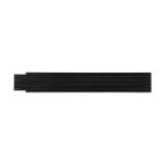 Ruler "Craft" 2 m, colour Black