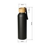 Aluminiumflasche "Bamboo" 0,6 l Blau