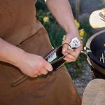 Grillzange "Opener" mit Kapselheber, 35 cm Grau