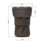 Kaffeebecher "up2u", 0,35 l Aprikose