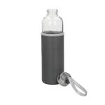 Glasflasche mit Hülle "Pure", 0,7l Transparent