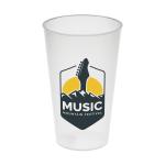 Drinking cup "Vital" 400ml Milky transparent