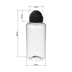 Drinking bottle "Junior, 700 ml Transparent red