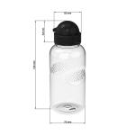 Drinking bottle Carve "Junior" 500 ml Transparent blue