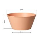 Reusable cup "ToGo", 620 ml, elastoNature Slate blue