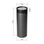 Thermobecher "Crystal", 450 ml Grau