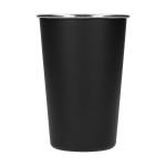Edelstahlbecher "Metallo", 500 ml Silber