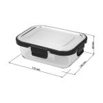 Glasbox "LOKA", 640 ml Schwarz