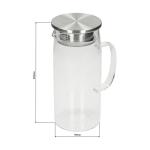 Glass carafe ‘Vivara’ 1l Transparent