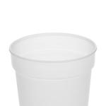 Drinking cup "Deposit" 0.4 l Milky transparent