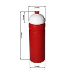 Water bottle "Champion" 0.7 l American red
