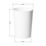 Toothbrush tumbler "Pure" White
