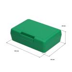 Storage box "Brunch box" American red