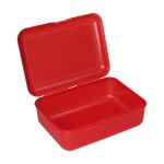 Lunch box "School Box" deluxe, without separating sleeve American red