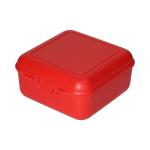 Vorratsdose "Cube" deluxe, mit Trennschale Amerika rot