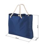 Beach bag "Miami Beach" large Aztec blue