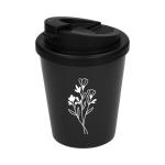 Kaffeebecher "Premium Deluxe" small aus anteilig biob. Kunststoff Schieferblau