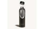 InSideOut Waterdrop Edelstahlflasche mit Stahldeckel 600 ml Schwarz