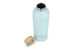 Waterdrop Stainless Steel Bottle with Bamboo Cap 600ml Aztec blue