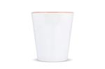 Mug subli Melbourne colored edge & handle 300ml White/red